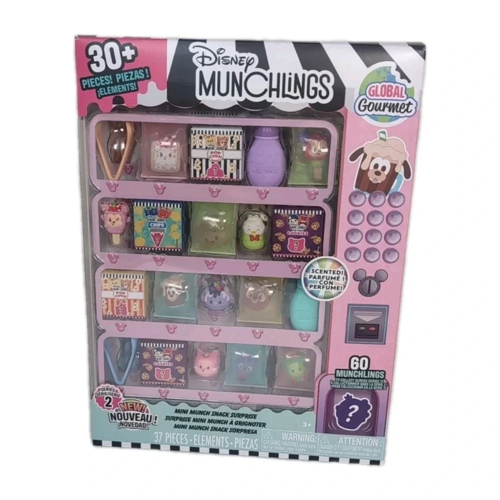 Disney Munchlings Global Gourmet Series 2 Mini Munch Snack Surprise Set NIB